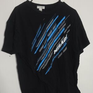 T.J.Maxx Black and Blue Men's Tee